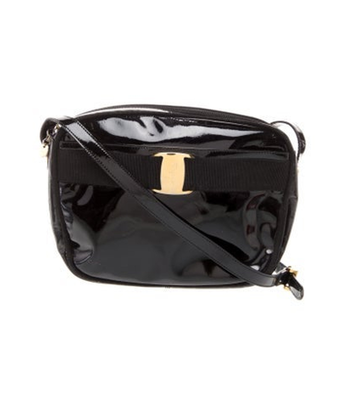 Salvatore Ferragamo Ferragamo Patent Leather Crossbody Bag