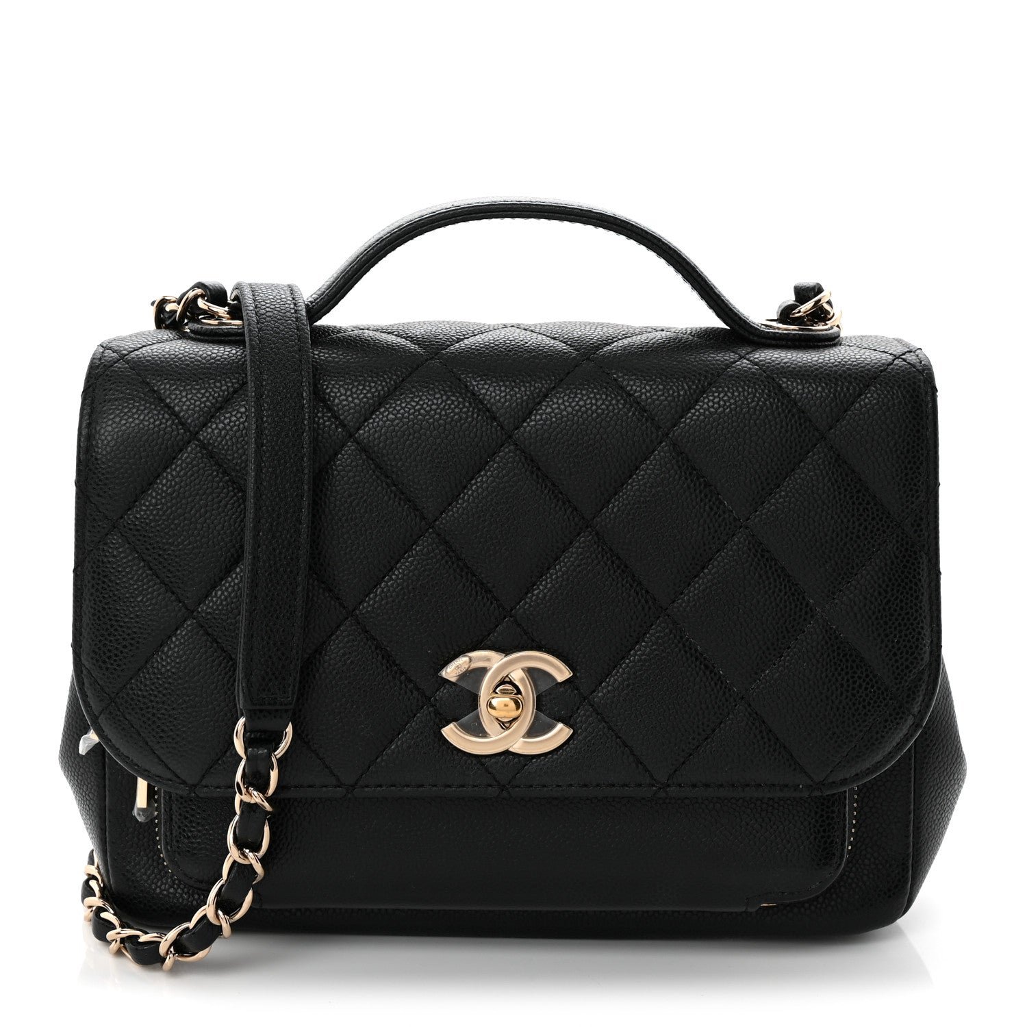 Chanel Caviar Quilted Medium Business Affinity Flap Black