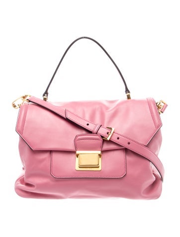 Miu Miu Leather Top Handle Bag