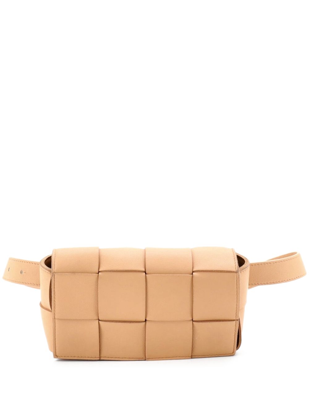 Cassette Maxi Intrecciato Leather belt bag
