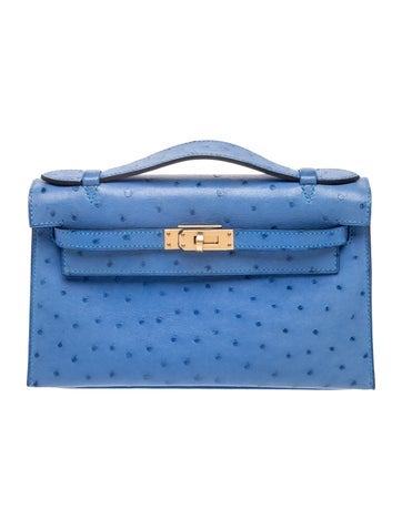 Ostrich Kelly Pochette