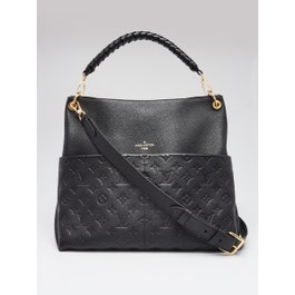 Louis Vuitton Black Monogram Empreinte Leather Maida Hobo Bag