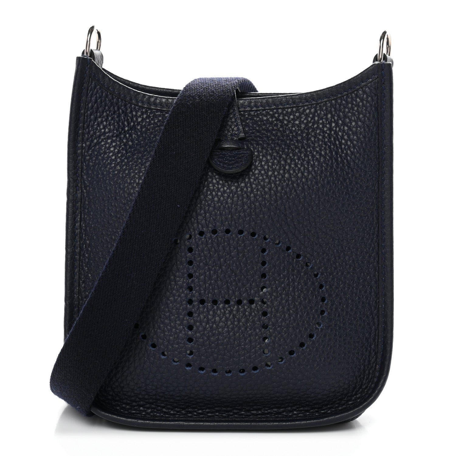 Hermes Taurillon Clemence Evelyne TPM Bleu Nuit