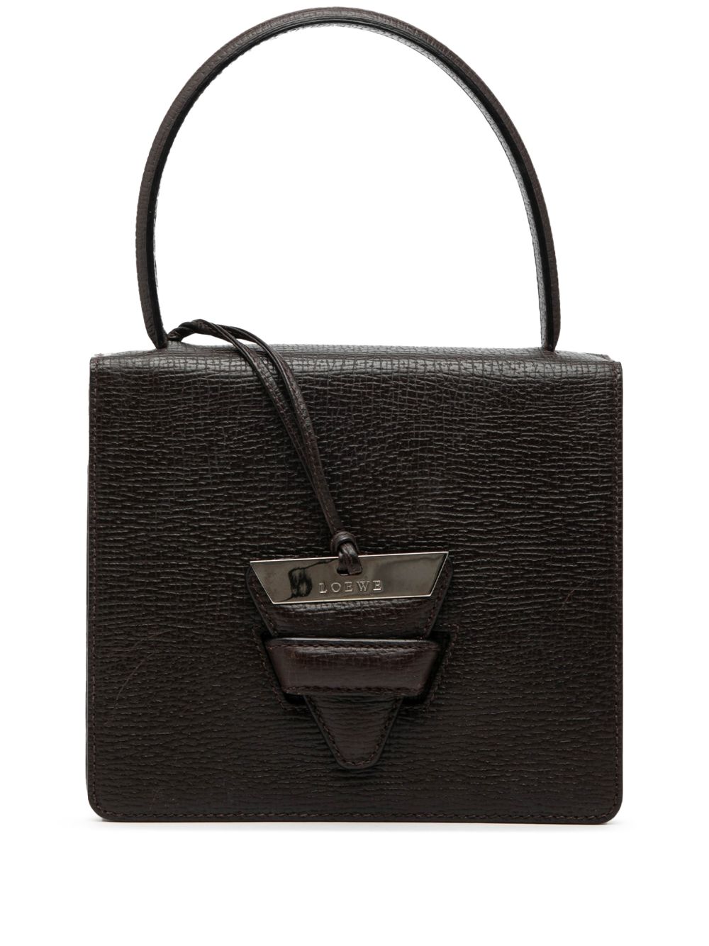 2010-2026 Textured Leather Barcelona Top Handle Bag satchel