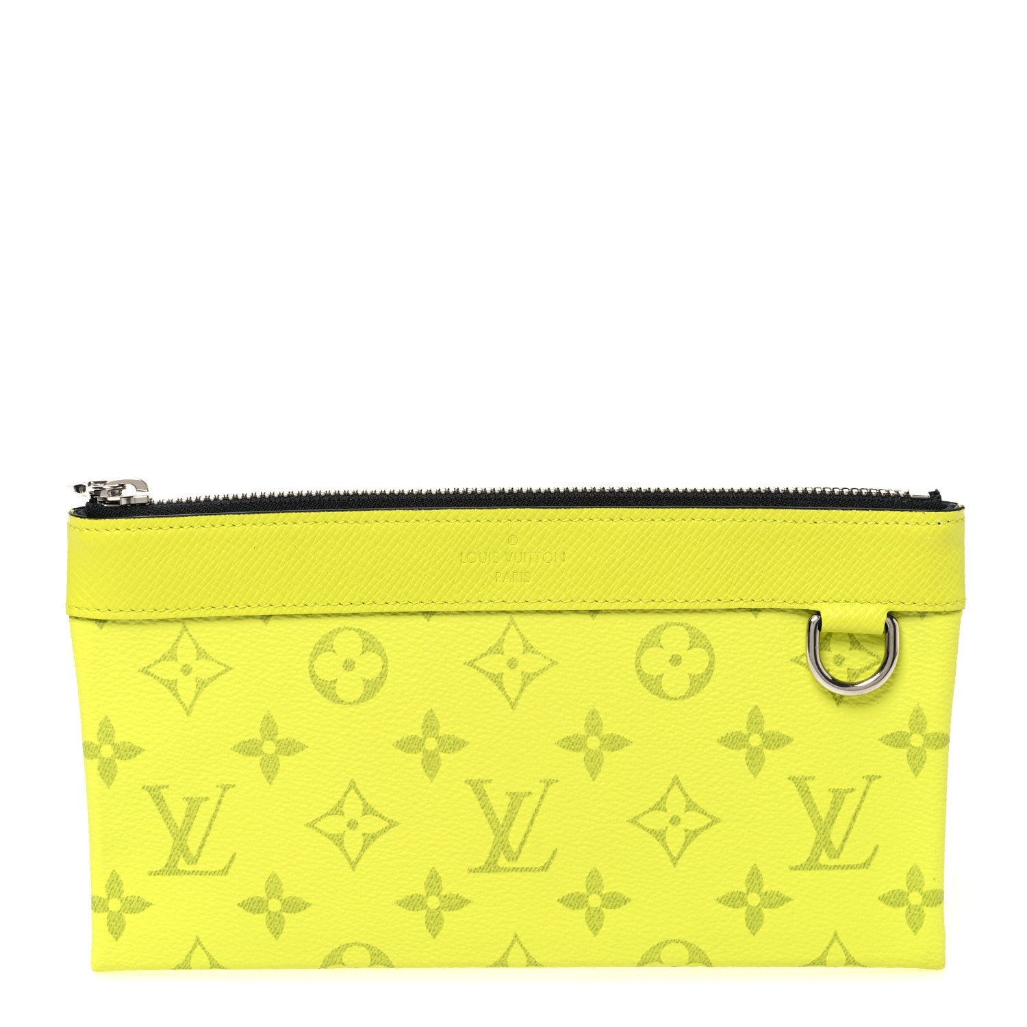 Louis Vuitton Taiga Monogram Pacific Discovery Pochette Yellow