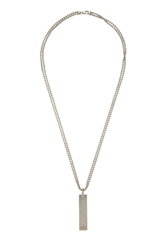 Silver Logo Necklace