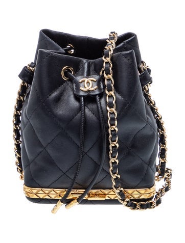 Mini Metal Bucket Bag