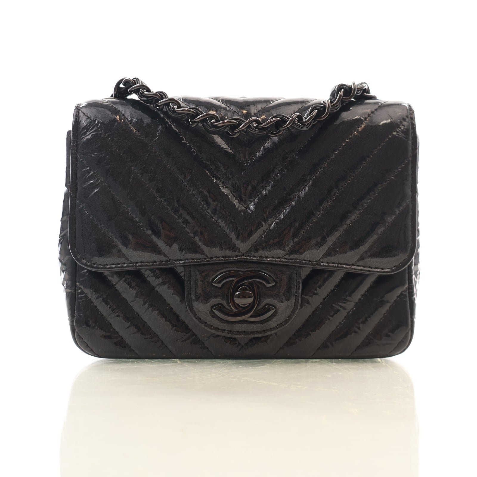 Chanel Mini Patent Single Flap Bag