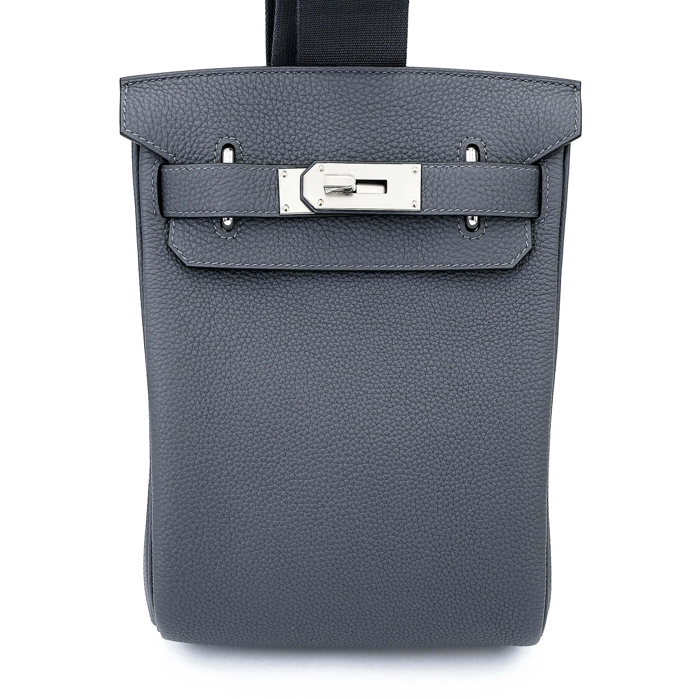 Brand New ( Rank N ) HERMÈS Hac a Dos PM Gris misty (H0) Togo Palladium hardware G (2026)
