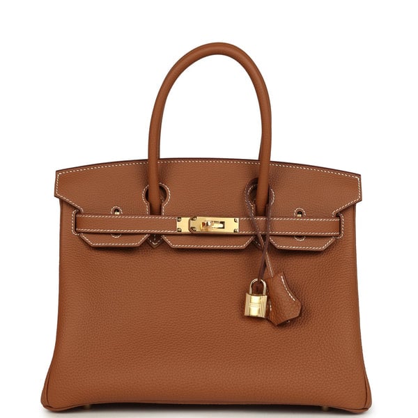 Hermes Hermes Birkin 30 Gold Togo Gold Hardware
