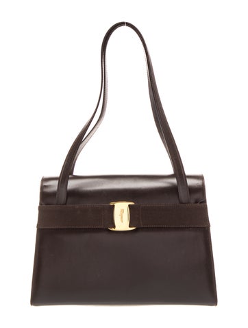 Ferragamo Leather Shoulder Bag