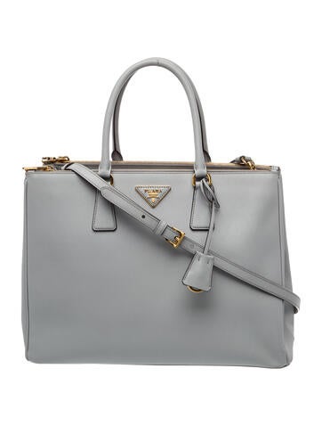 Saffiano Leather Galleria Double Zip Large