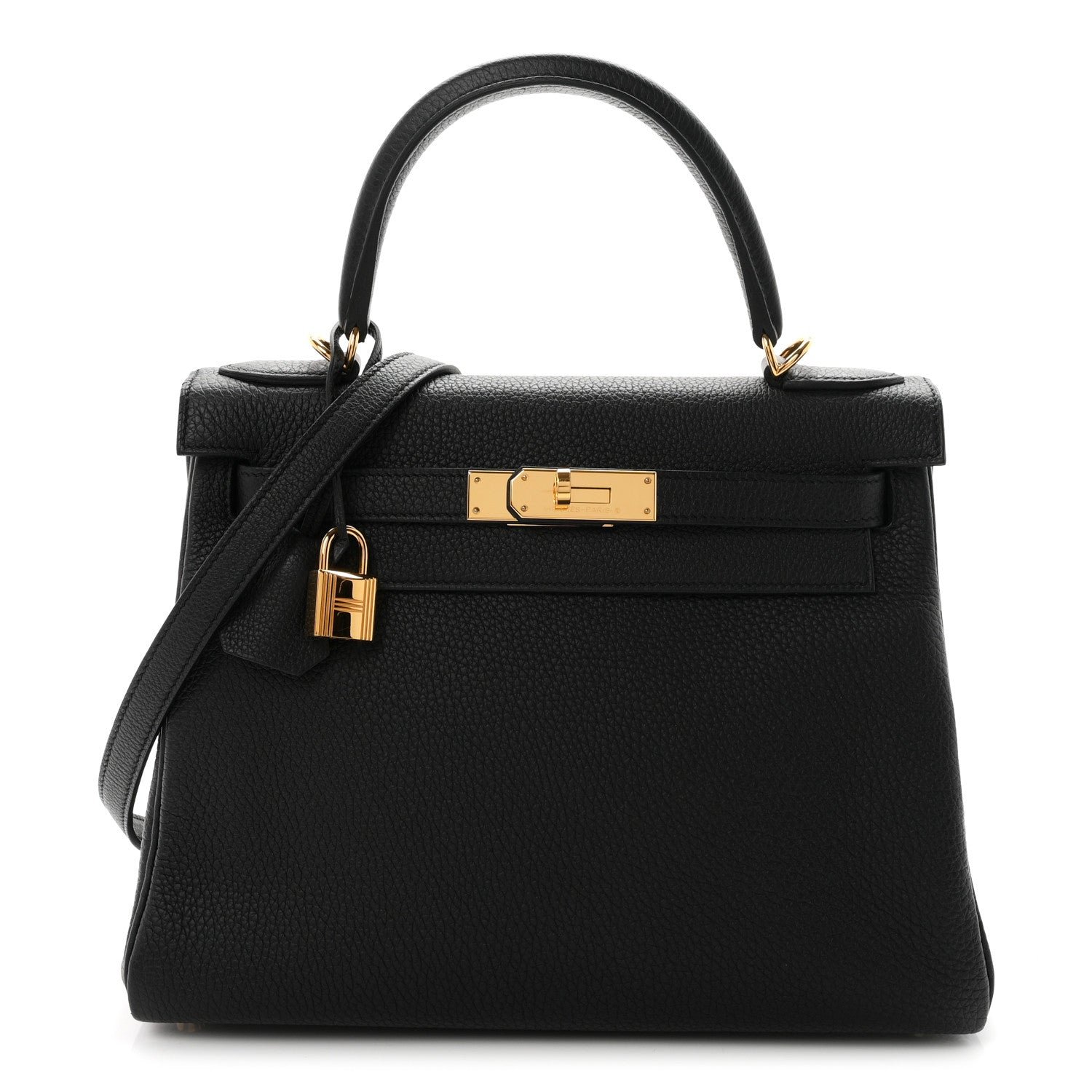 Hermes Togo Kelly Retourne 28 Black