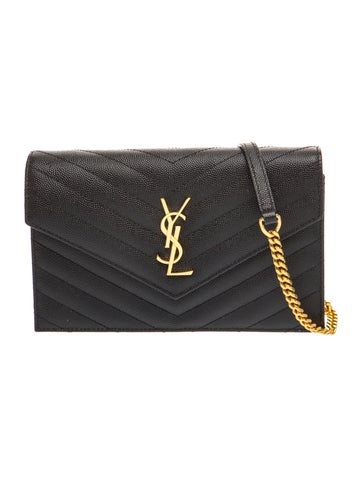 Saint Laurent Leather Clutch