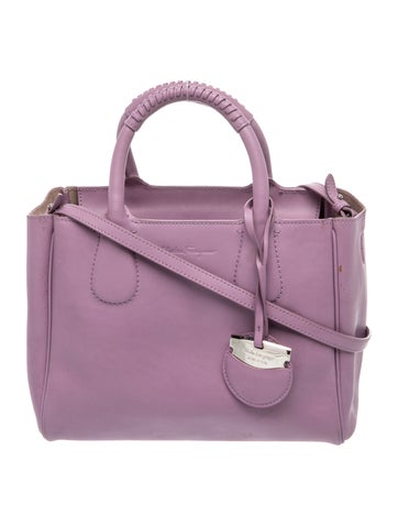 Leather Top Handle Bag