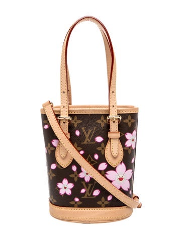 Monogram Cherry Blossom x Takashi Murakami Cherry Blossom Nano Bucket Mini
