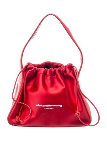Satin Bucket Bag