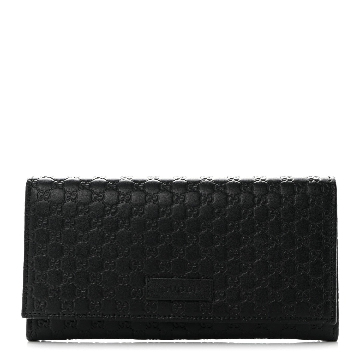 Gucci Soft Microguccissima Continental Wallet Black
