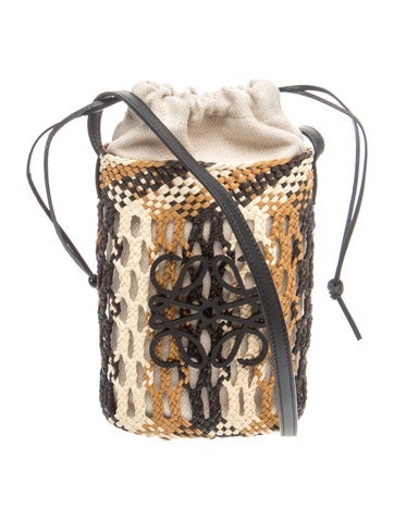 Raffia Paula's Ibiza Square pocket bag Mini 2025