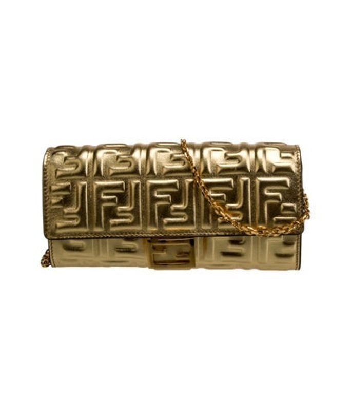 Fendi Leather Clutch