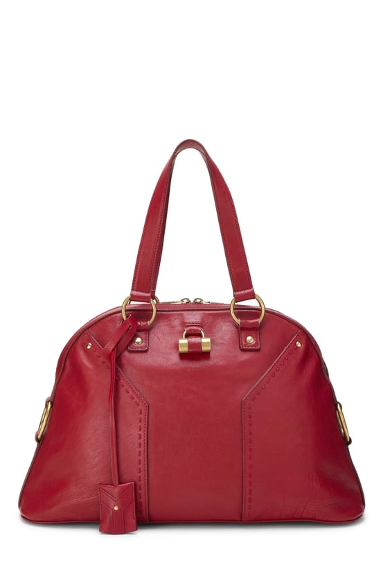 Red Leather Muse Large