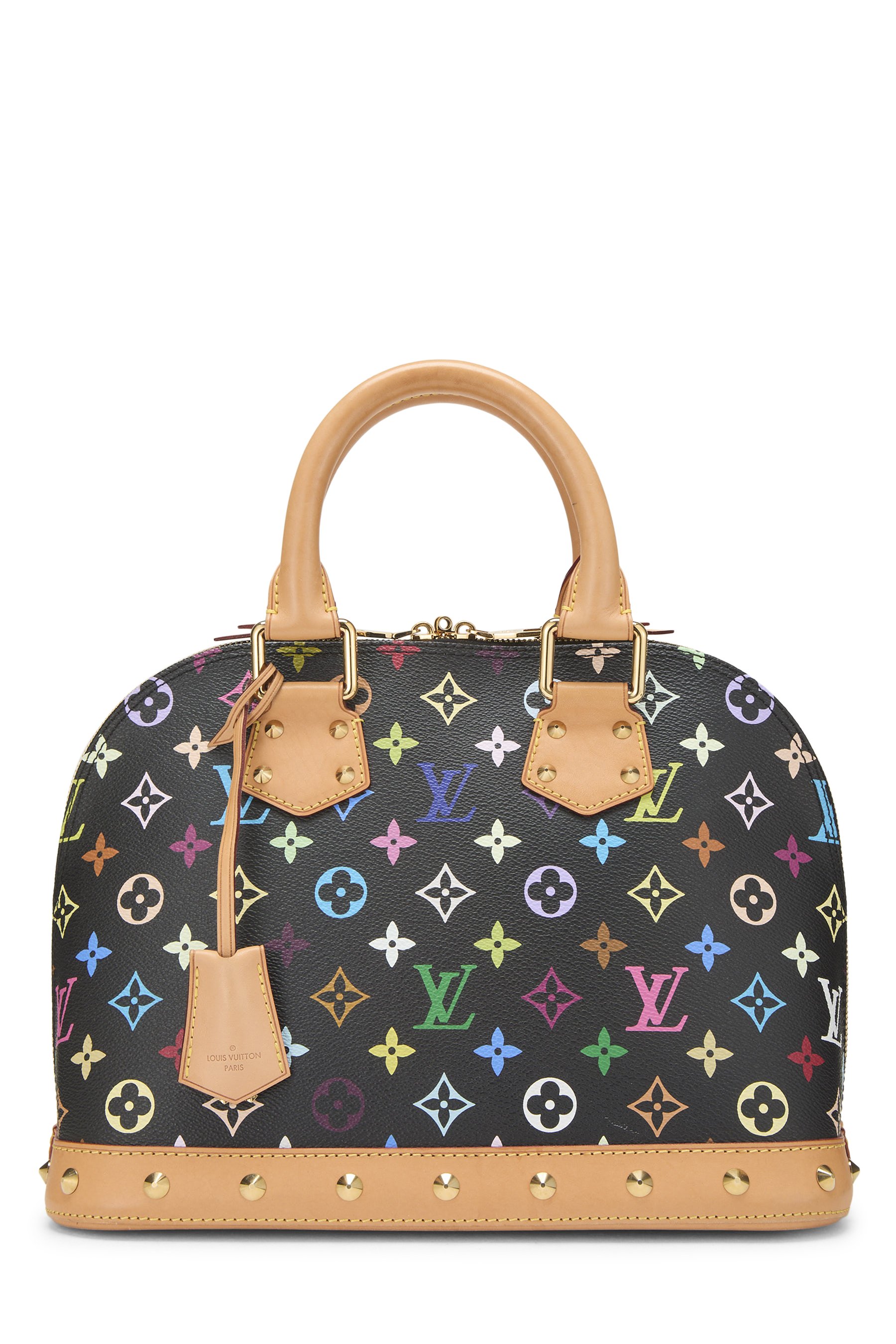 Louis Vuitton Takashi Murakami x Louis Vuitton Black Monogram Multicolore Alma PM NM