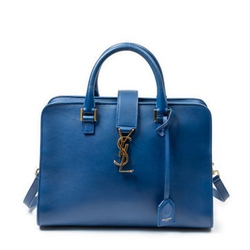 Leather Small Monogram Cabas