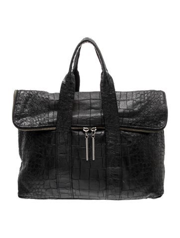 Leather Top Handle Bag