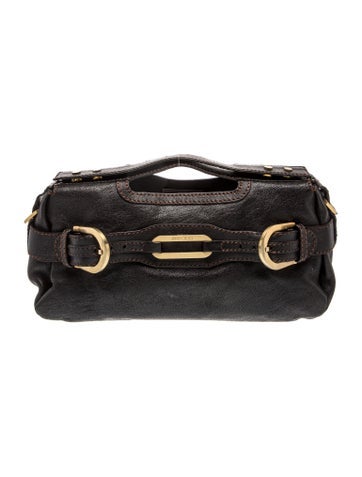 Leather Top Handle Bag