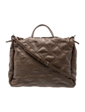Leather Top Handle Bag