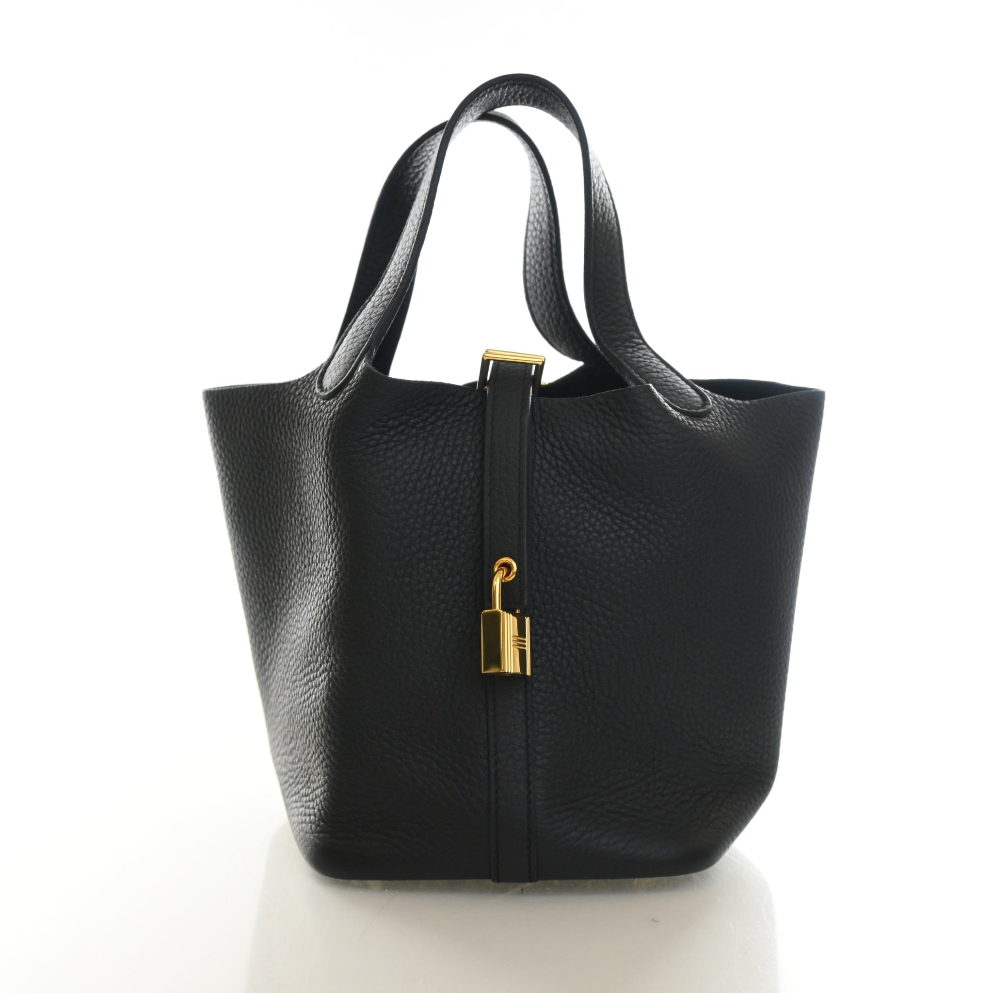 Hermes Noir Clemence Picotin Lock 18