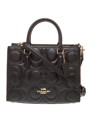 Leather Top Handle Bag