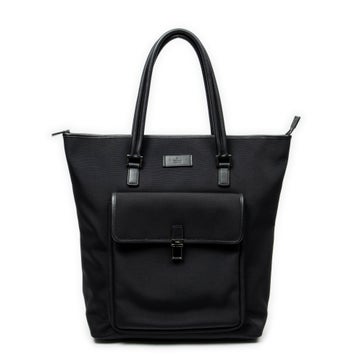 Canvas Front Pocket Vertical Tote