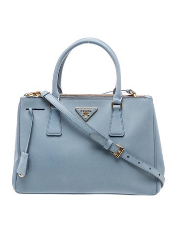 Saffiano Leather Galleria Double Zip Medium