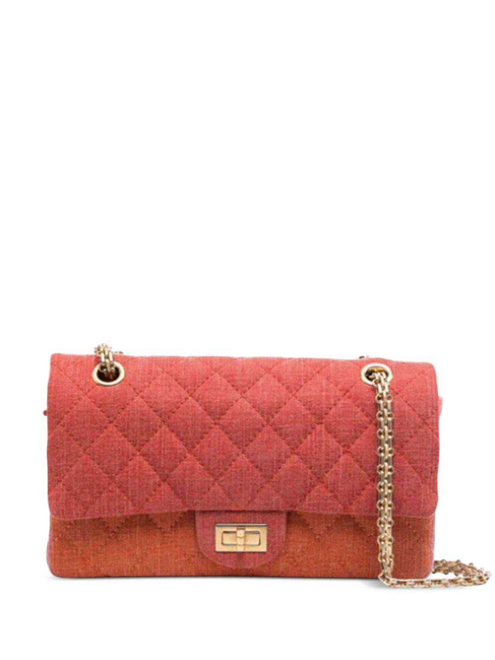 2.55 quilted canvas shoulder bag