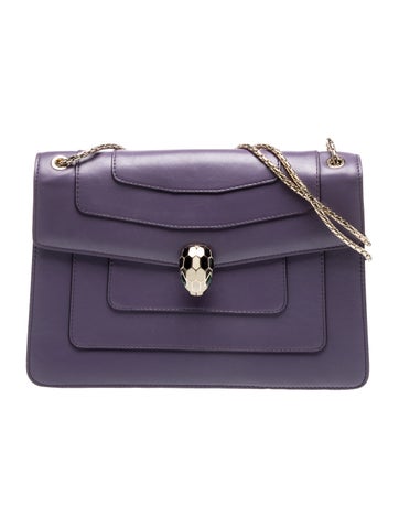 Bvlgari Leather Shoulder Bag