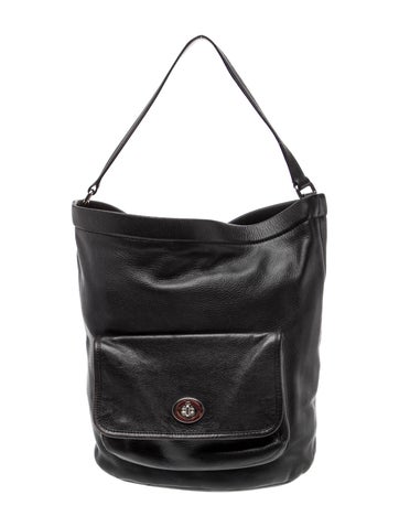 Leather Bucket Bag