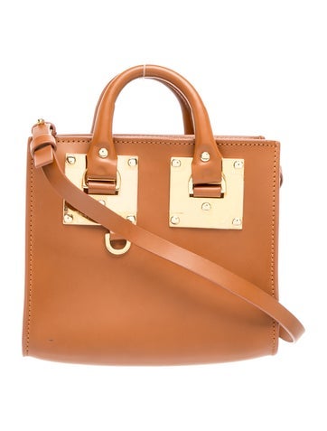 Sophie Hulme Leather Top Handle Bag