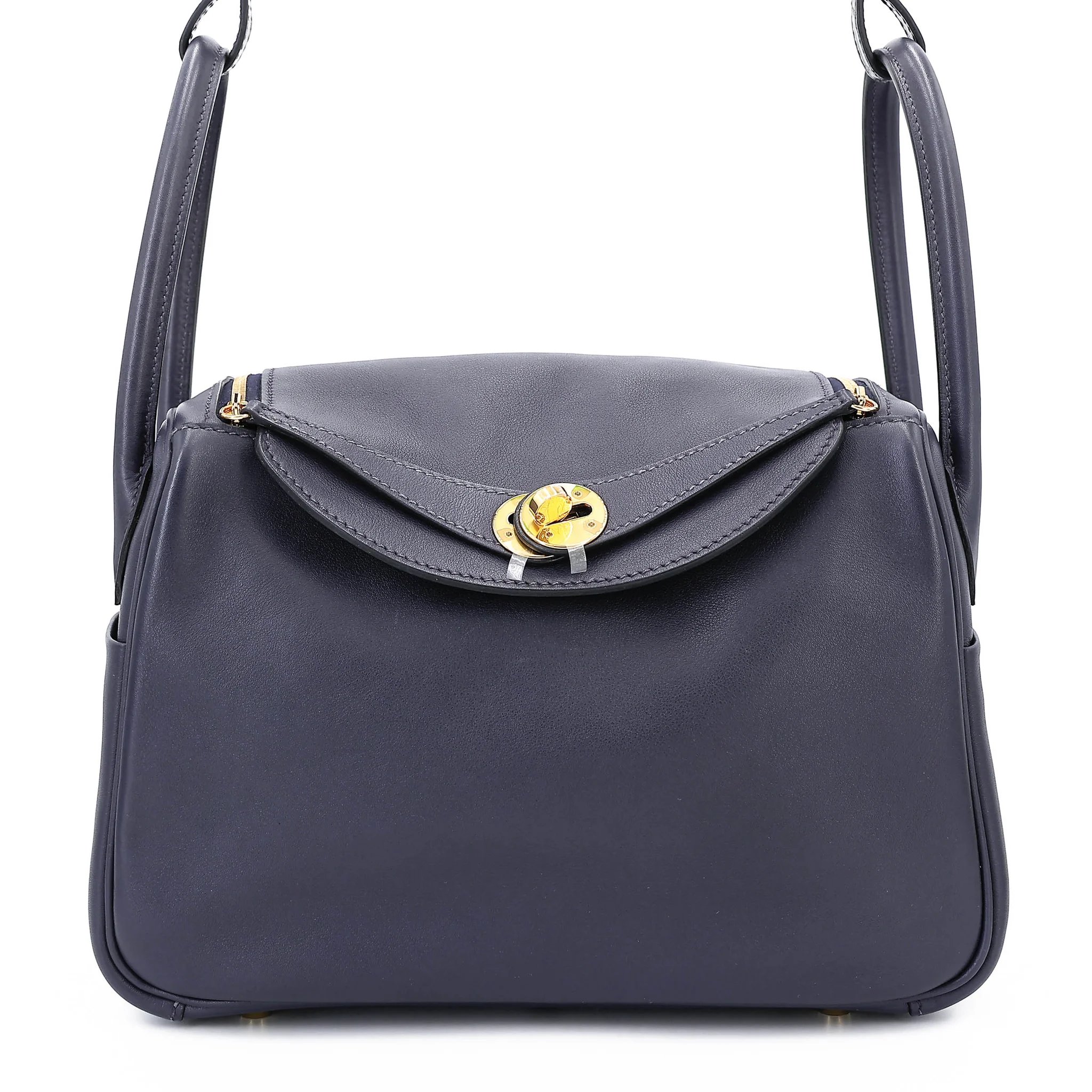 Hermes Lindy 26 Touch Bleu Nuit (2Z) Matte Niloticus Crocodile Volupto calfskin Gold hardware Y (2020)
