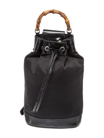 Bamboo Bucket Bag Vintage