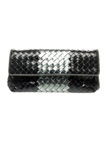 Intrecciato Intrecciato Leather Flap Clutch