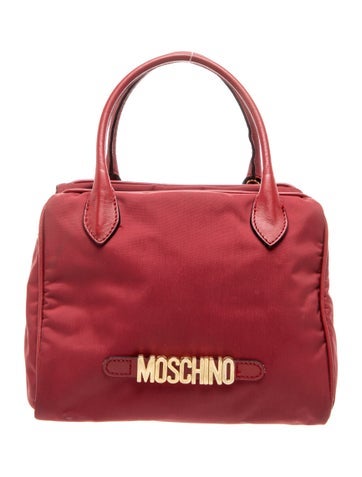 Moschino Nylon Top Handle Bag