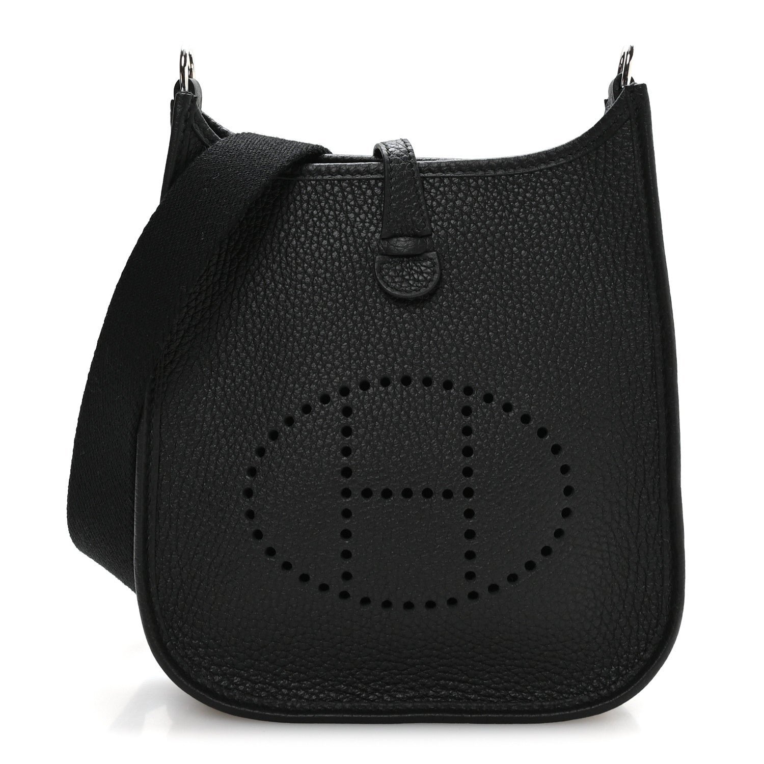 Hermes Taurillon Clemence Evelyne TPM Black
