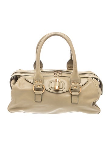 Leather Top Handle Bag
