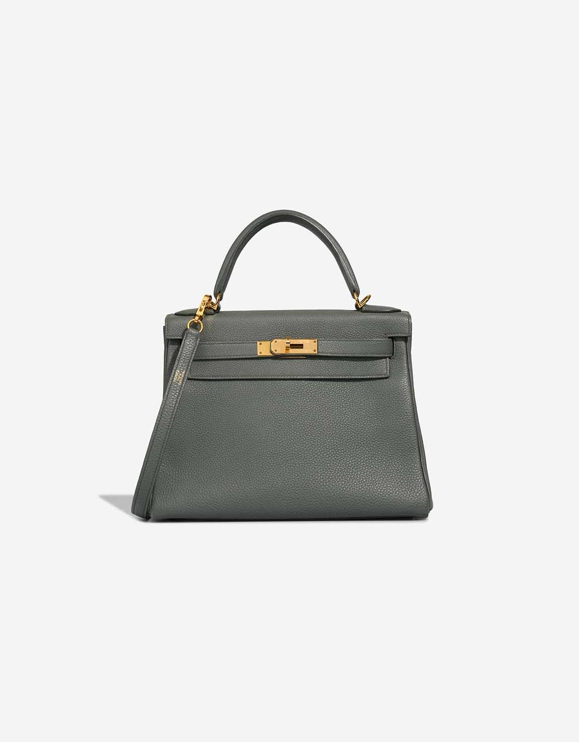 Hermes 
		Kelly 28 Togo Vert Amande    