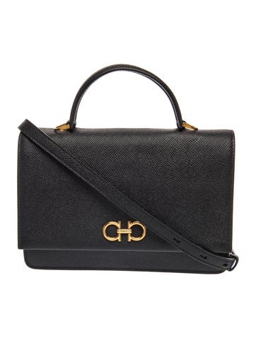 Ferragamo Leather Top Handle Bag
