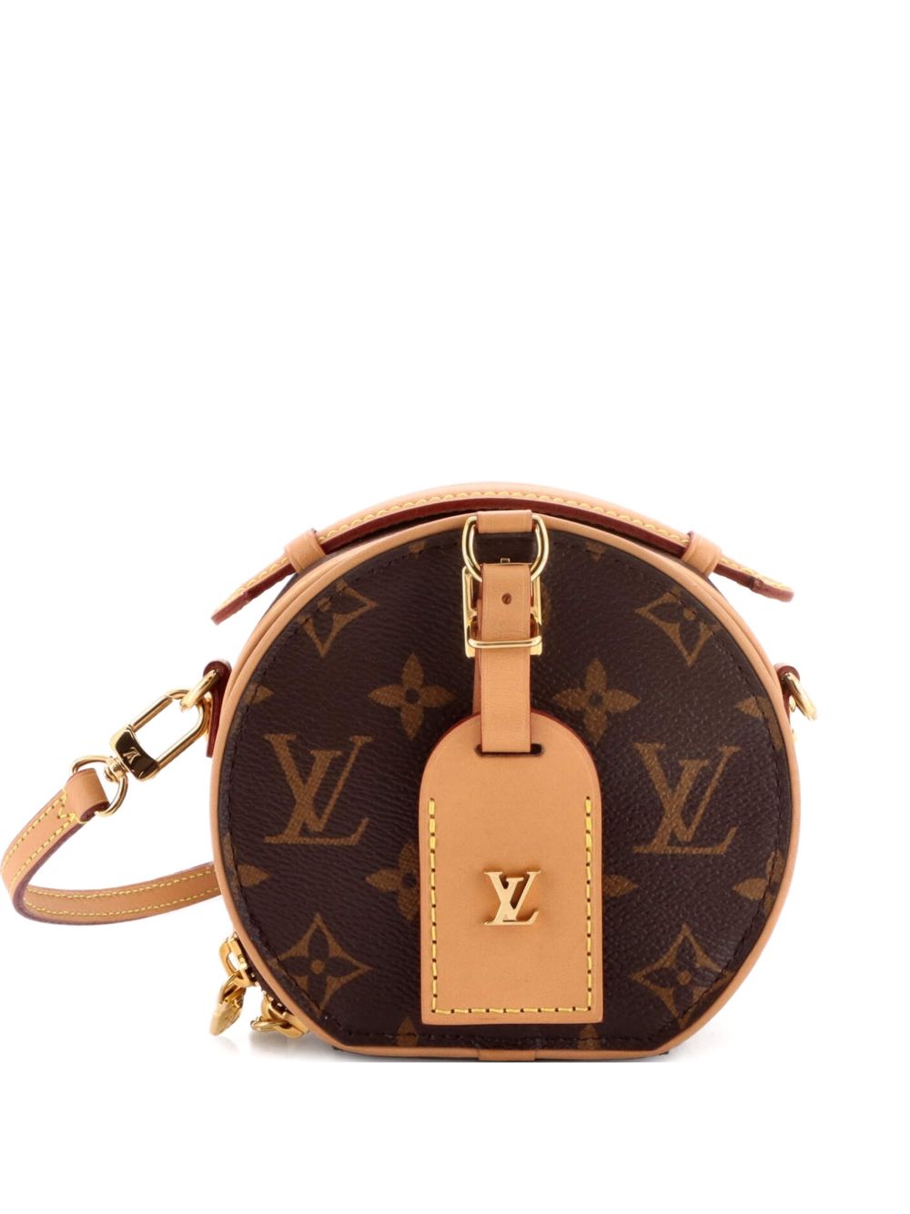 Mini Boite Chapeau Bag Monogram Canvas crossbody bag