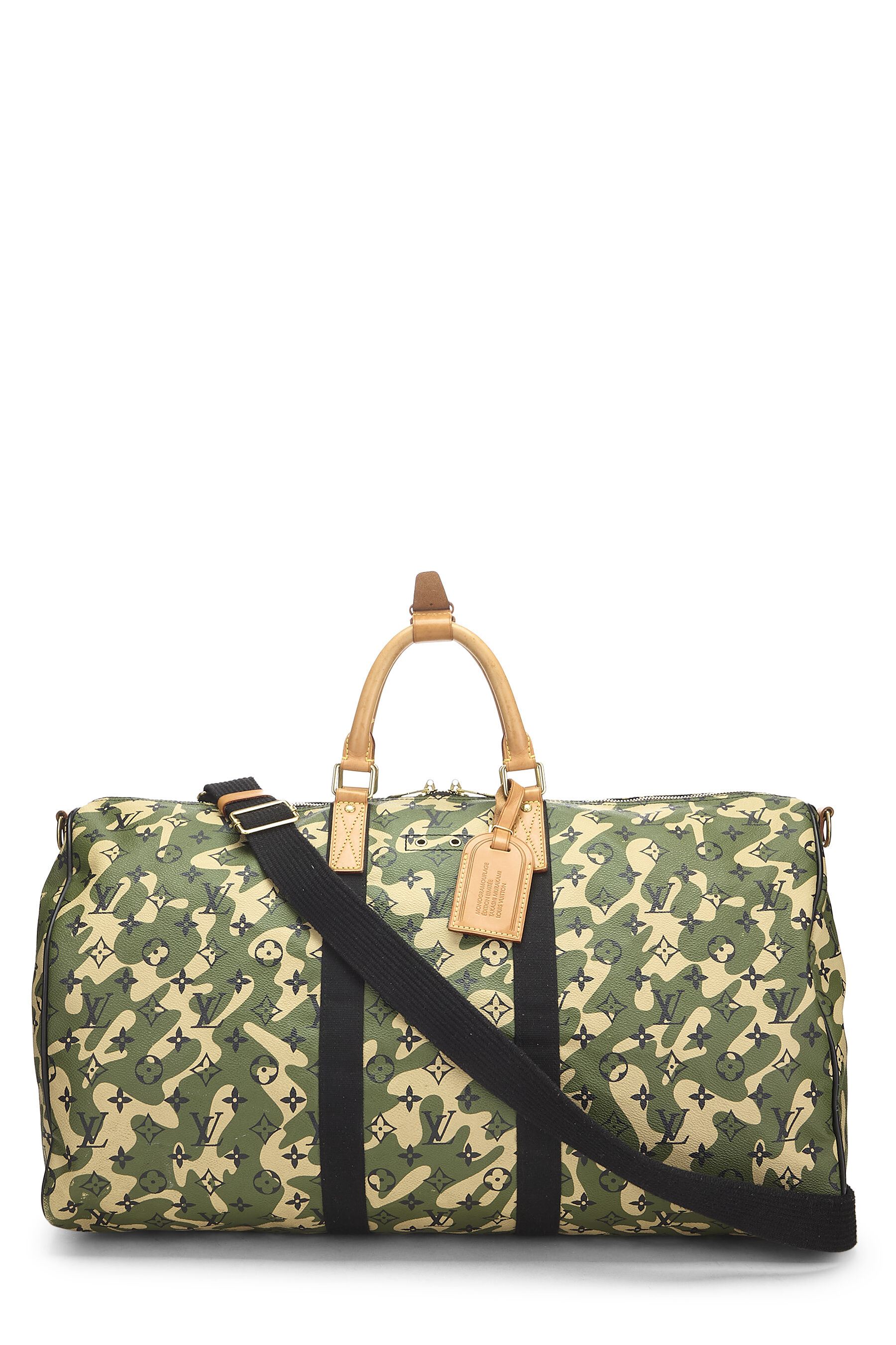 Louis Vuitton Takashi Murakami x Louis Vuitton Monogramouflage Keepall Bandouliere 55