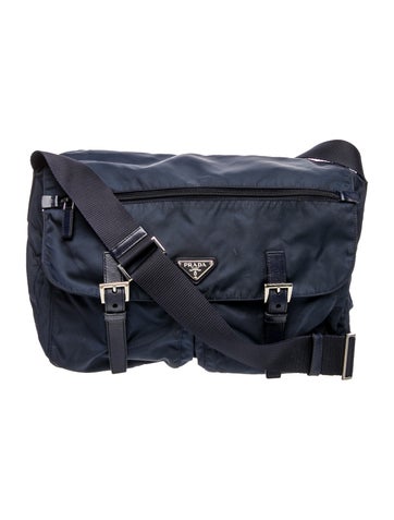 Tessuto Nylon Messenger Bag