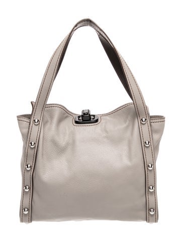 Leather Top Handle Bag